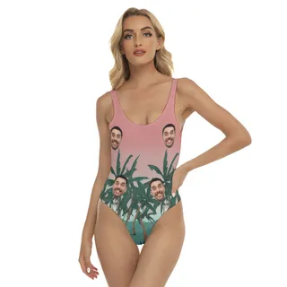 Custom Face Women's One Piece Swimsuit