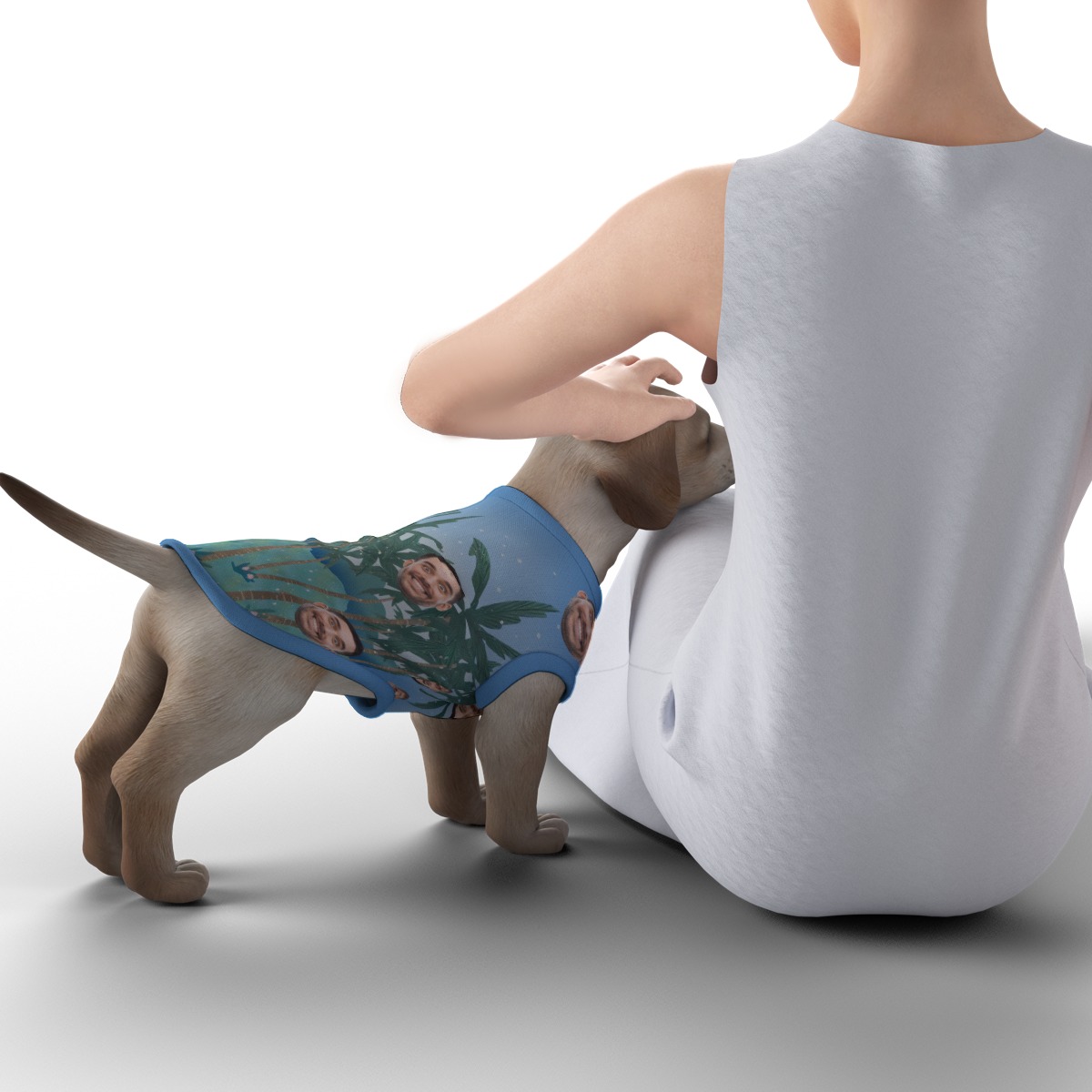 Funny Custom Face Dog’s Hawaiian Shirt
