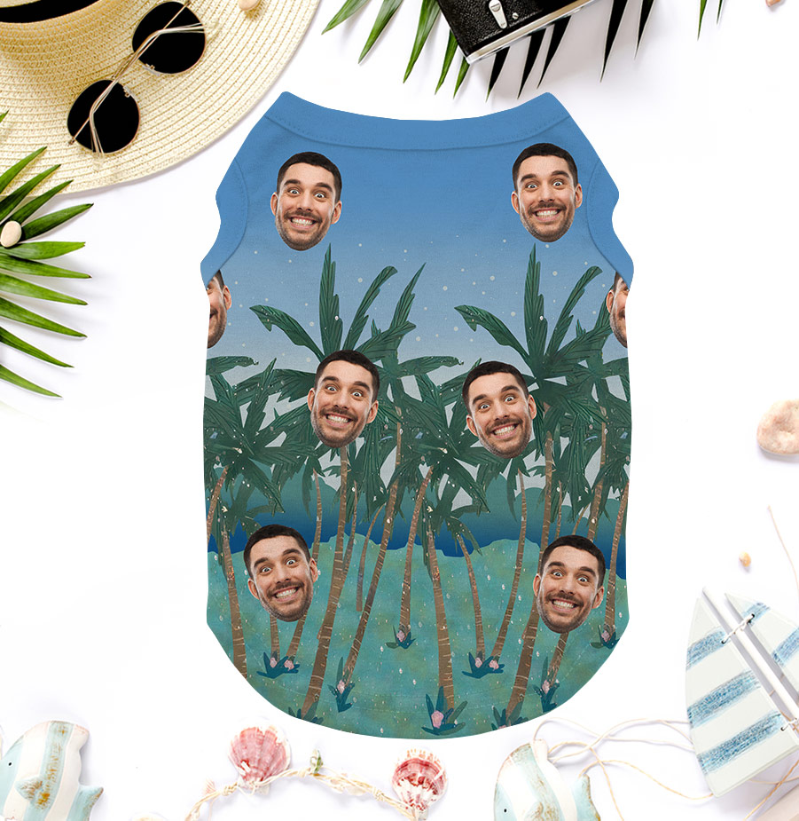 Funny Custom Face Dog’s Hawaiian Shirt
