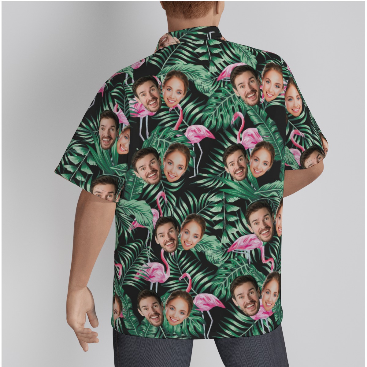 Flamingo Tropical Custom Hawaiian Shirt With 2 Faces