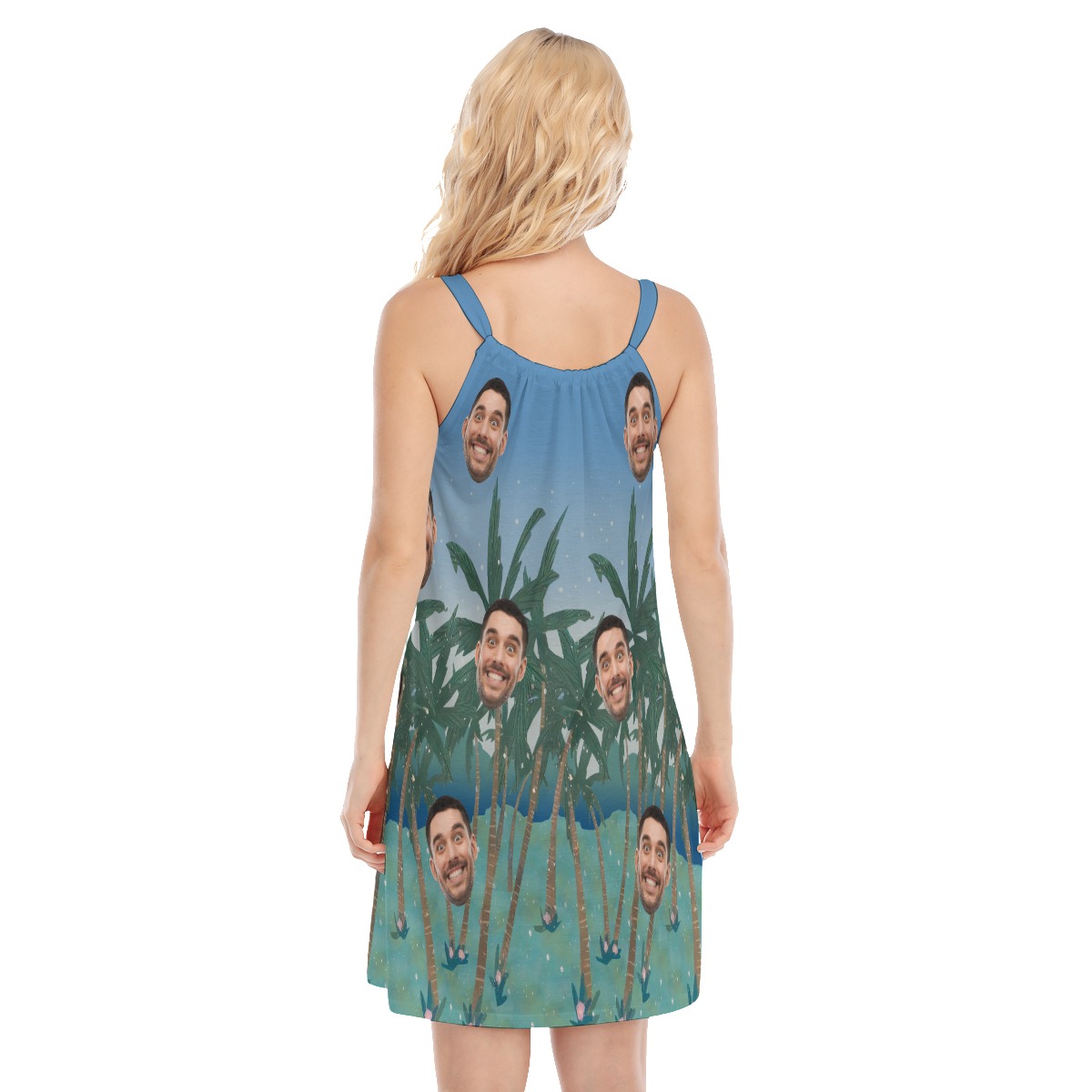 Custom Face Summer Beach Dresses For Vacation