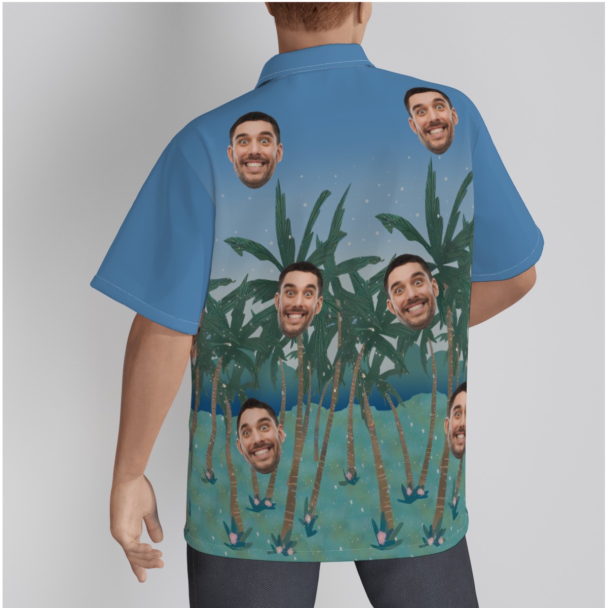 Funny Custom Hawaiian Shirt With Face