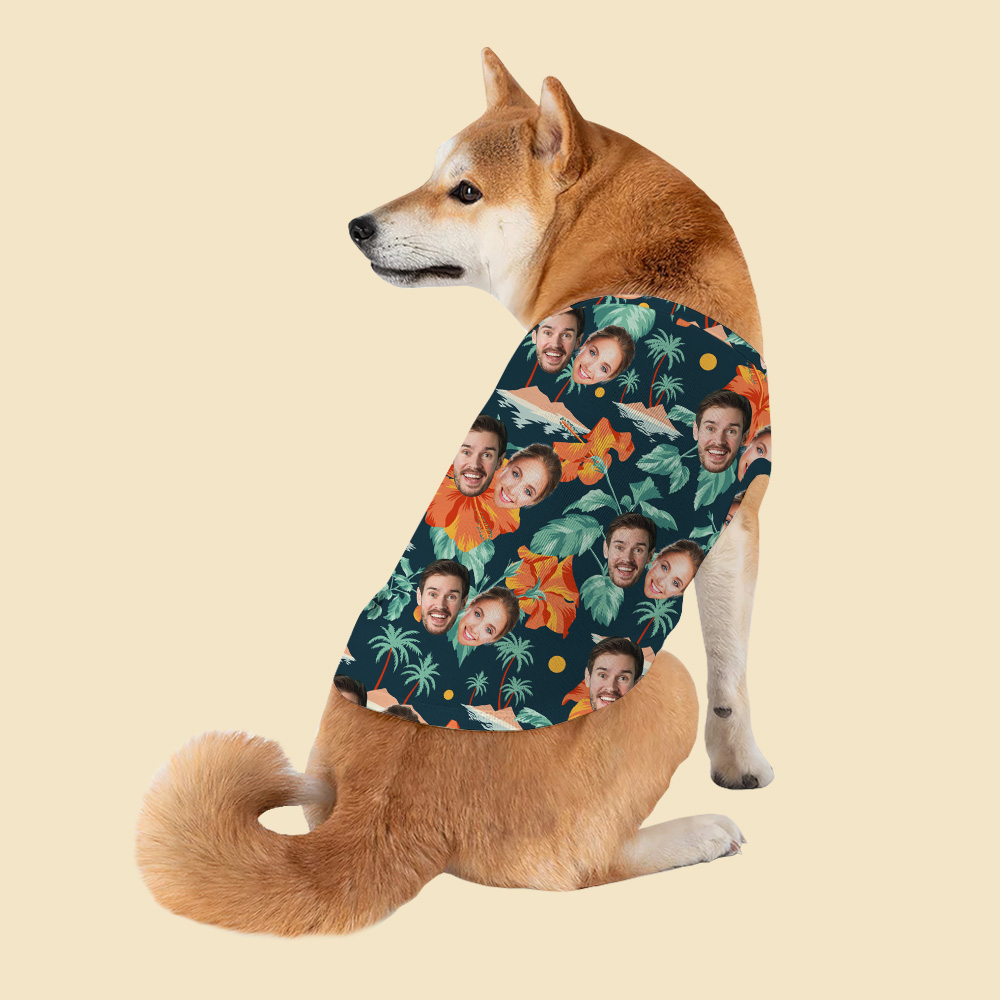 Custom 2 Face Hawaiian Shirt For Dogs - variant image 1