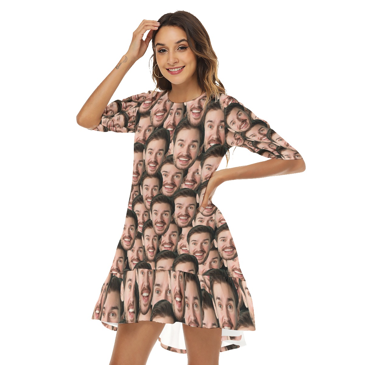 Funny Custom Hawaiian Dress With Face Review