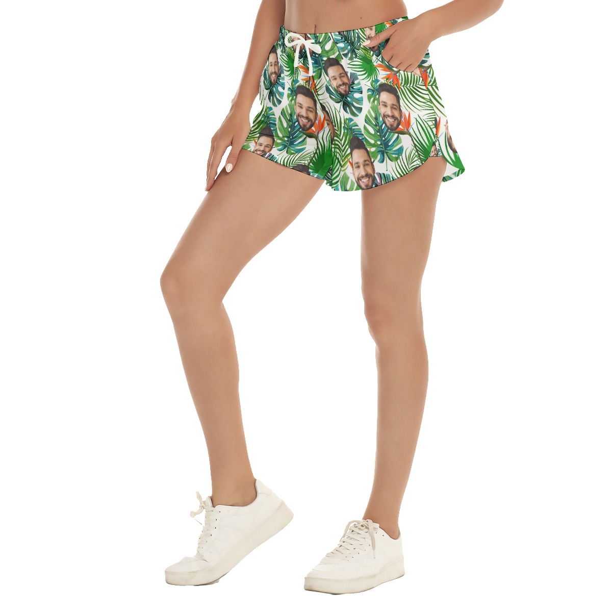 Unique Tropical Hawaiian Shorts With Custom Face
