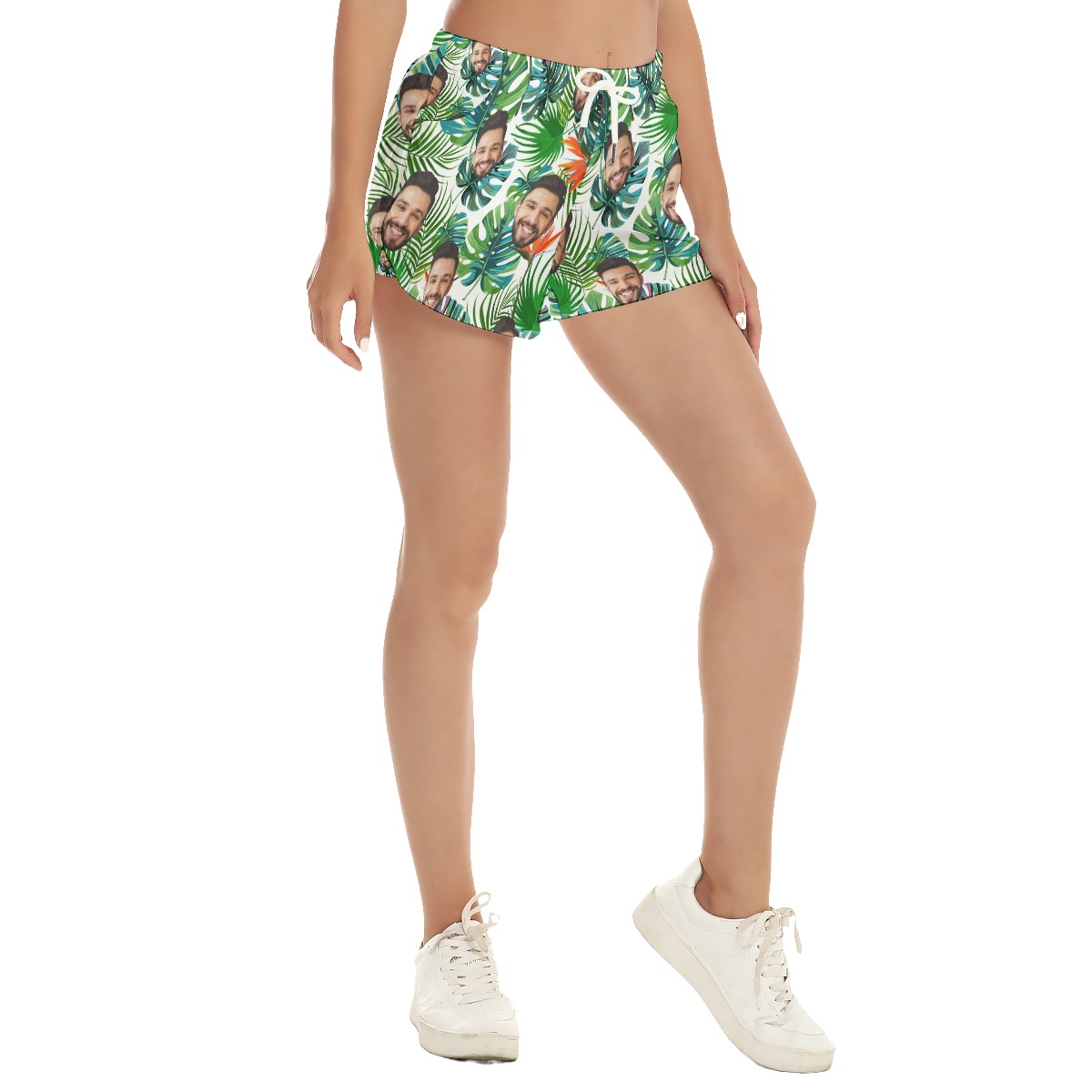 Unique Tropical Hawaiian Shorts With Custom Face