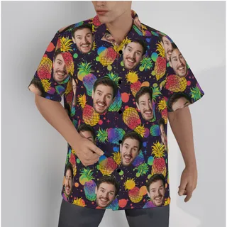LGBT Community Custom Face Pineapple Hawaiian Shirt