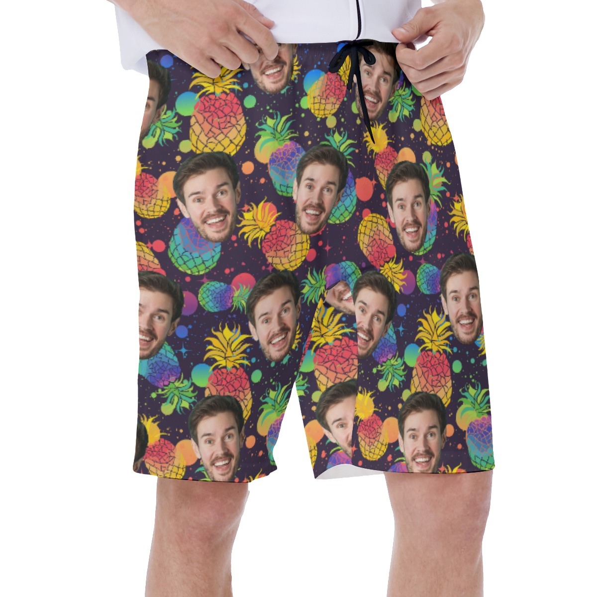Pride Month LGBT Swim Trunks With Custom Face
