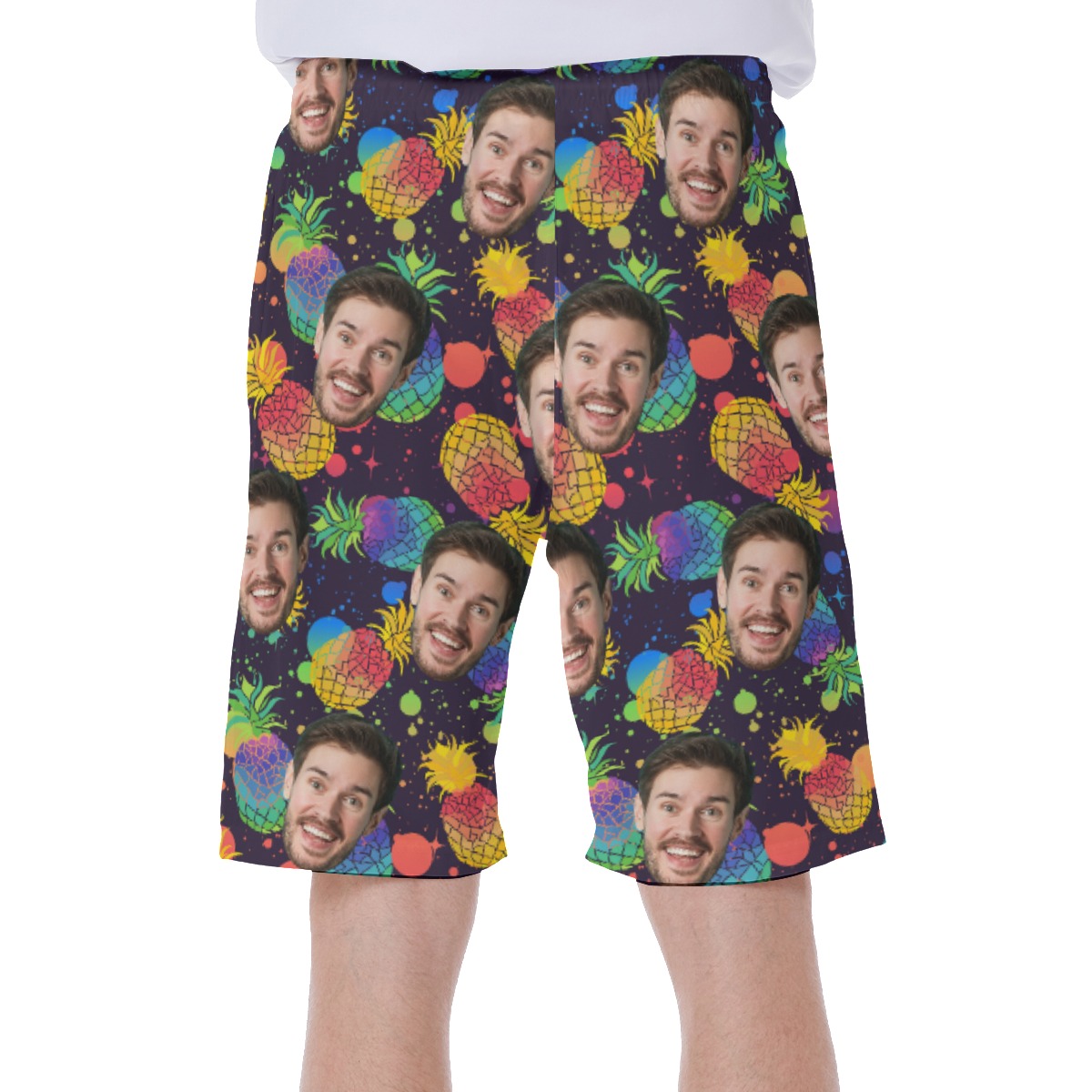 Pride Month LGBT Swim Trunks With Custom Face