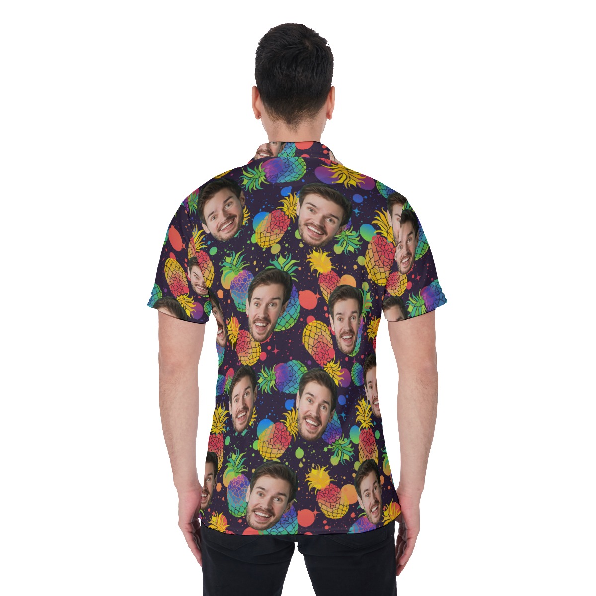 LGBT Community Pineapple Polo Shirt With Face
