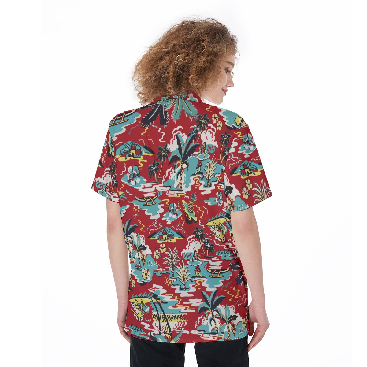 Amazing Aloha Life Red Hawaiian Shirt For Women