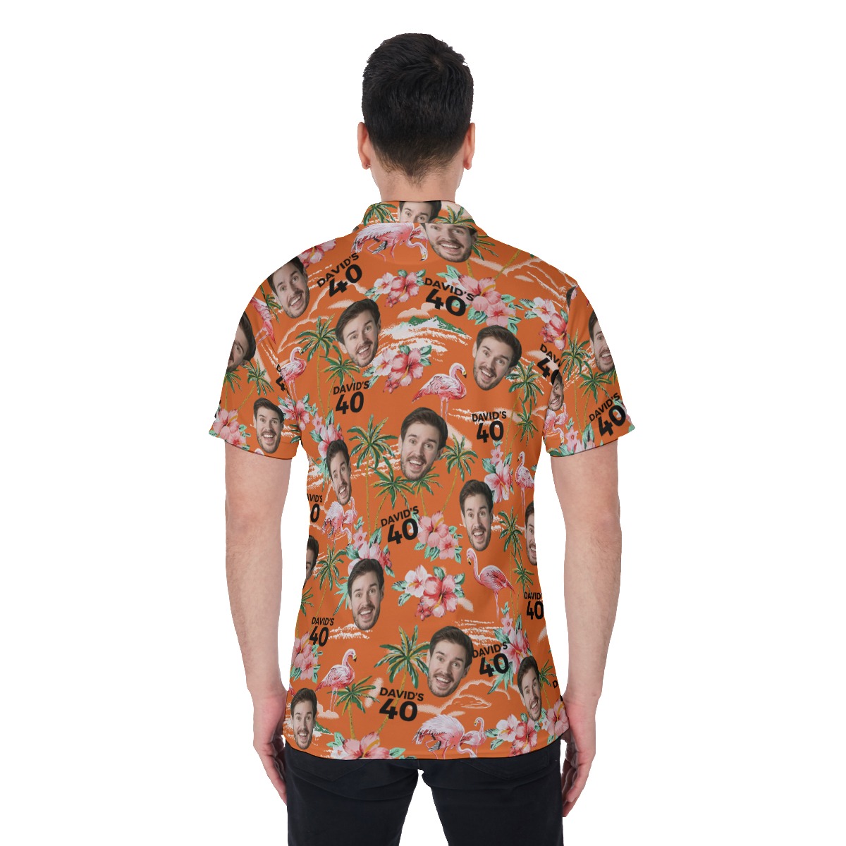 Unique Custom Birthday Polo Shirt With Beach Themed And Face