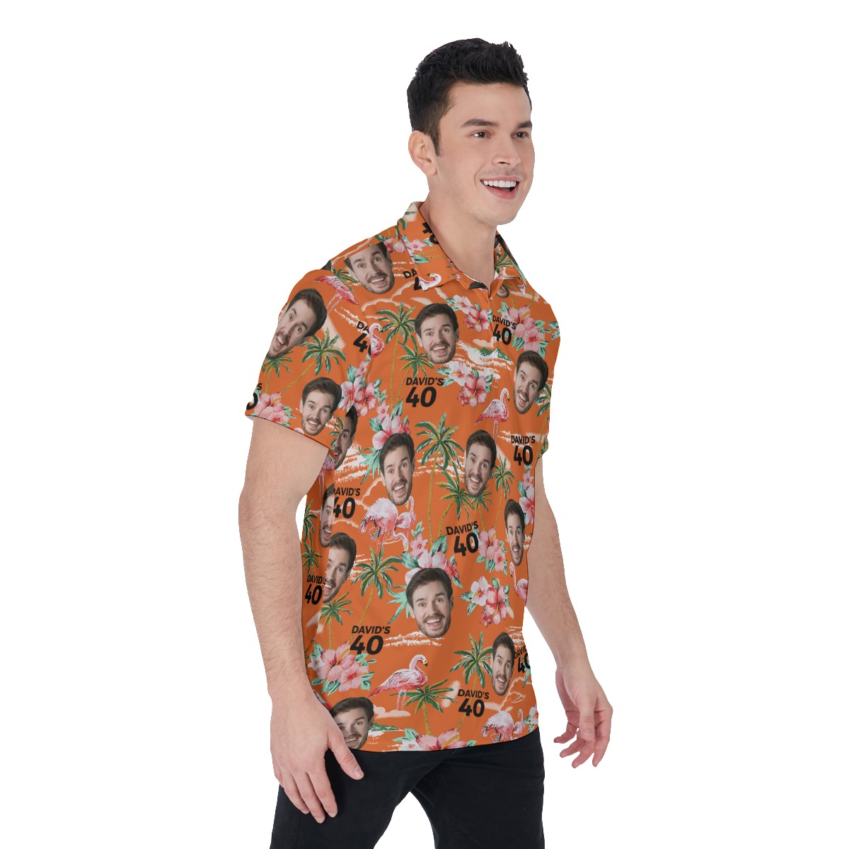 Unique Custom Birthday Polo Shirt With Beach Themed And Face