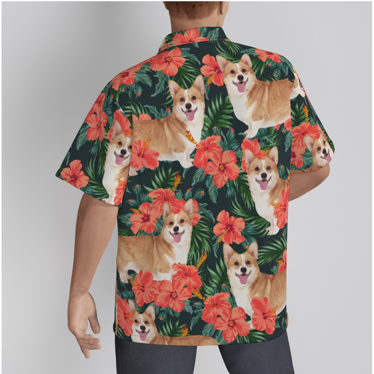 Funny Custom Hawaiian Shirt With Dog Face