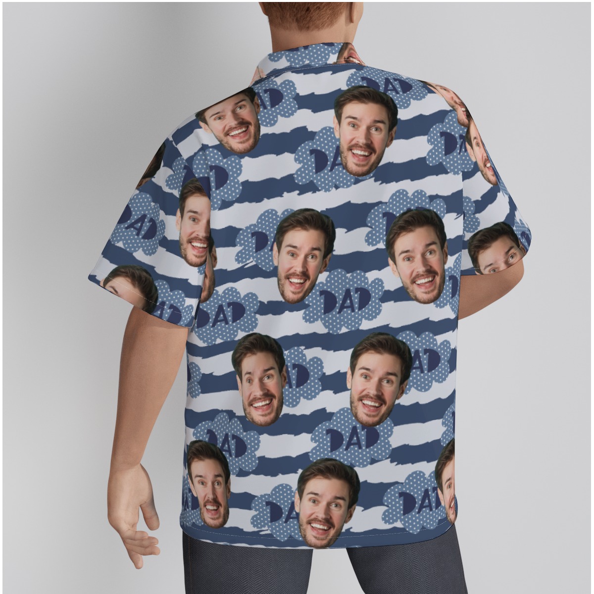 Father's Day Gift Hawaiian Shirt With Custom Face