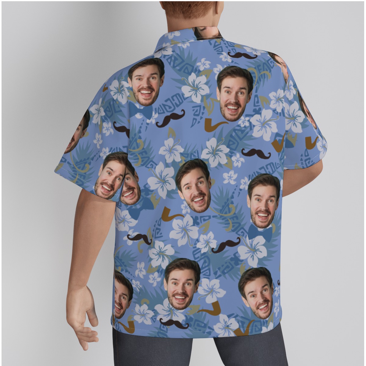 Custom Father's Day Hawaiian Shirt With Face