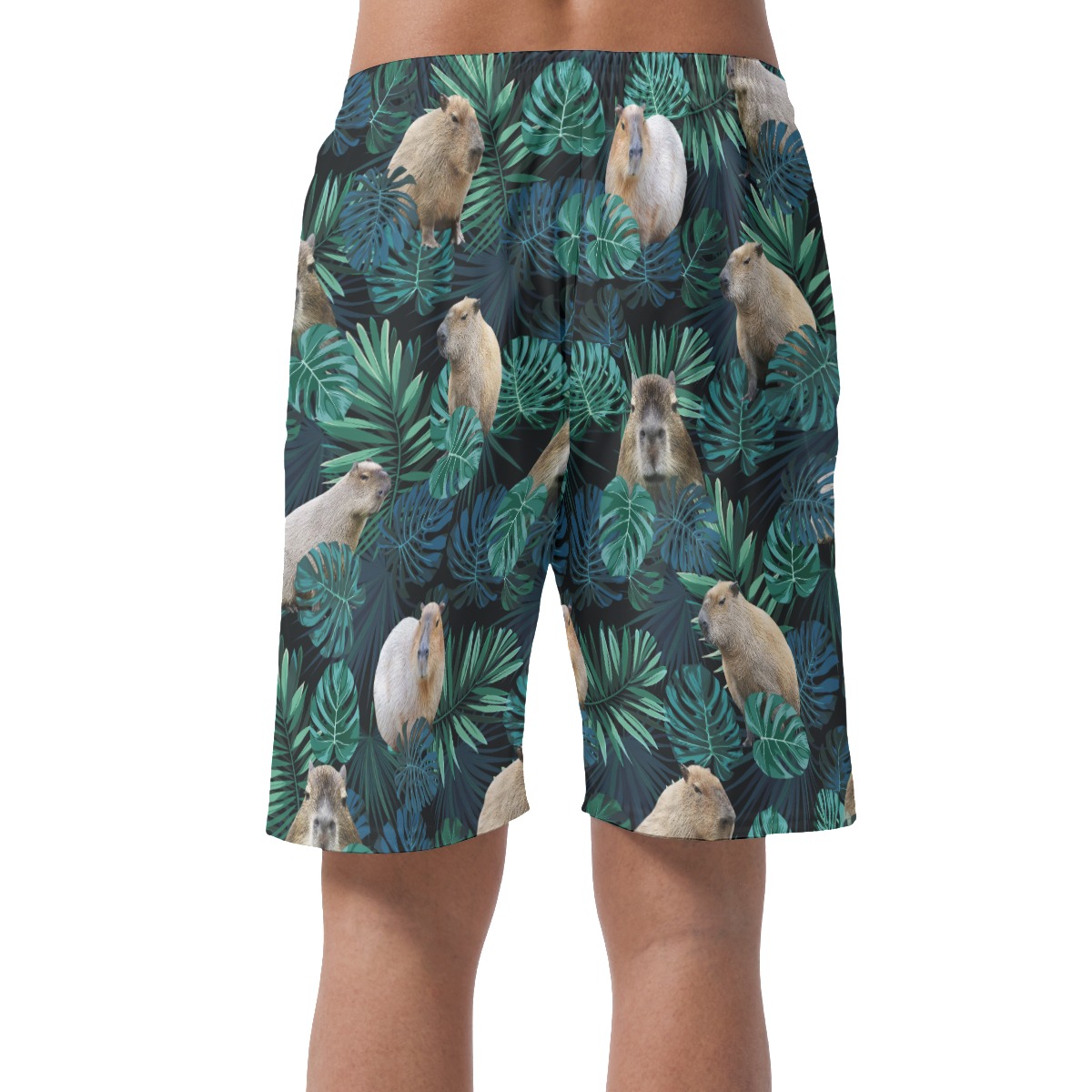 Capybara Hawaiian Beach Shorts