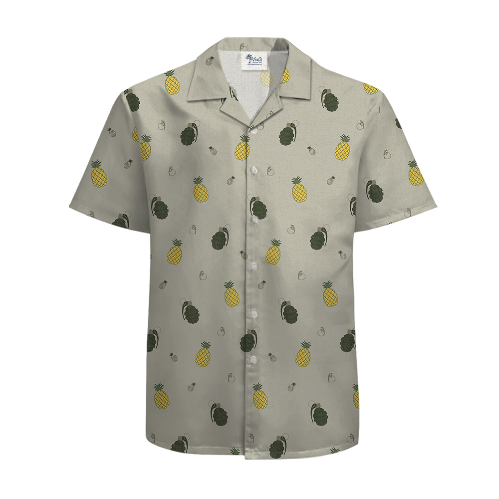 Vintage Pineapple Hawaiian Shirt 100% Cotton - variant image 1
