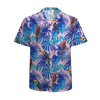 Toucan Cotton Hawaiian Shirts For Men