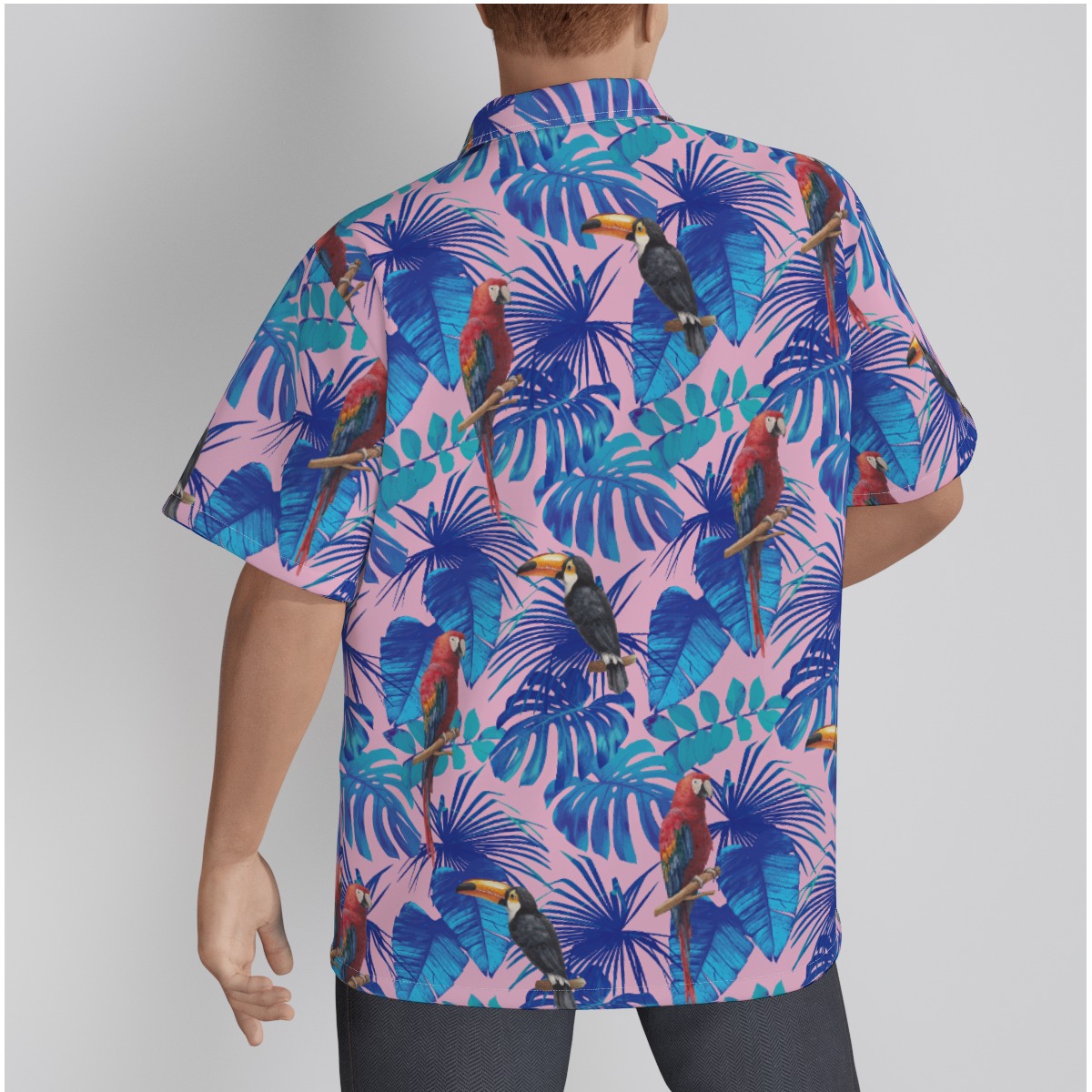 Toucan Cotton Hawaiian Shirts For Men