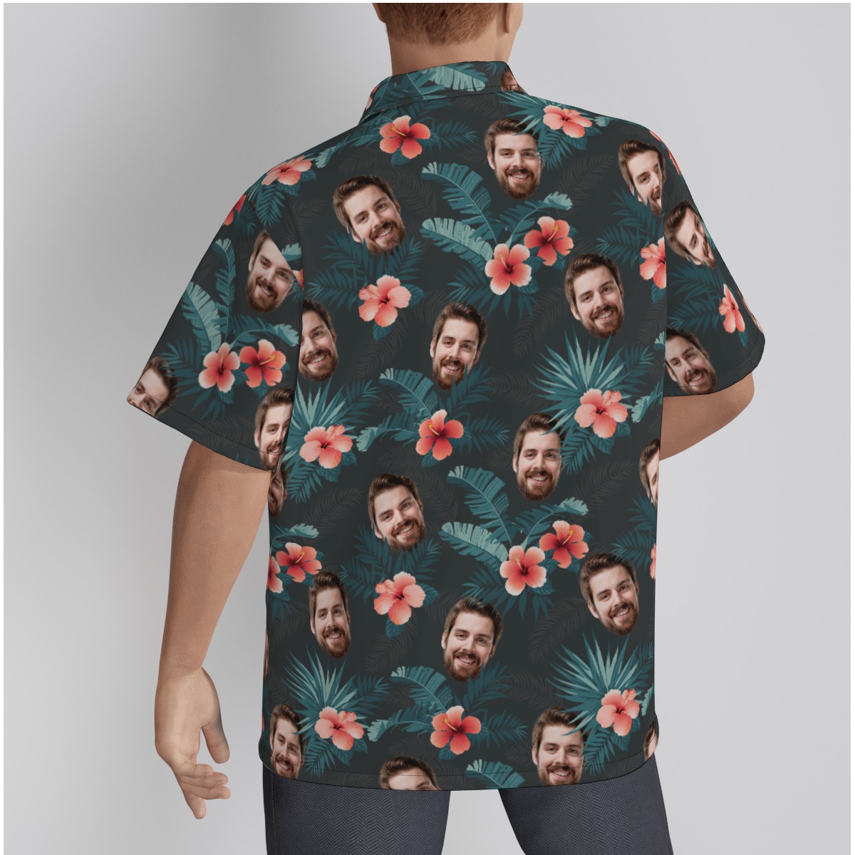 Funny Custom Face Hawaiian Shirt