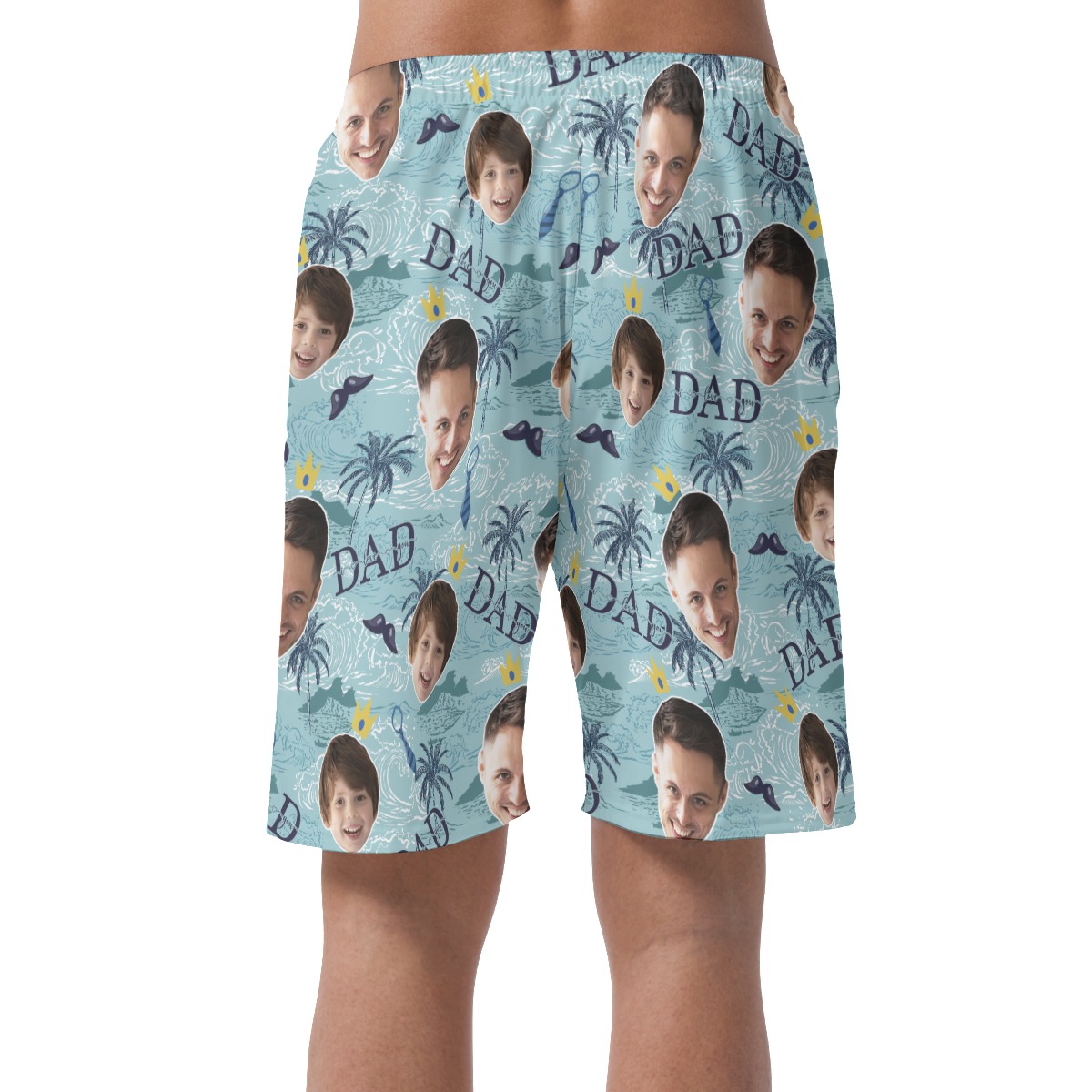 Funny Custom Face Father And Kids Hawaiian Shirt