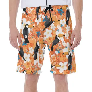 Tropical Toucan Summer Swim Trunks For Men