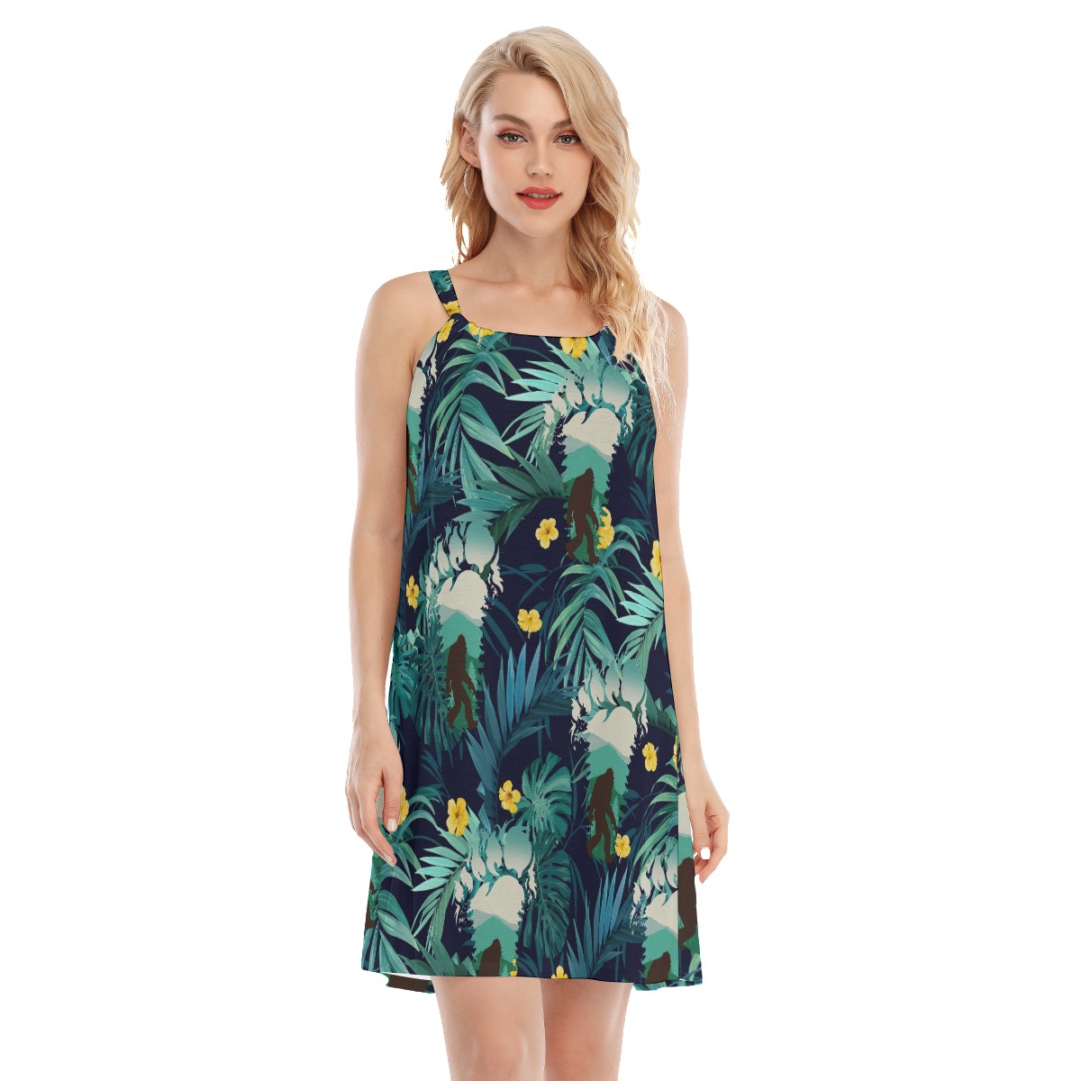 Bigfoot Tropical Cami Dress For Women - variant image 1