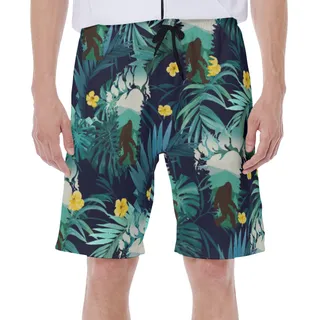 Big Foot Tropical Men's Swim Trunks