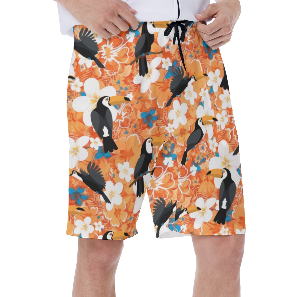 Tropical Toucan Summer Swim Trunks For Men