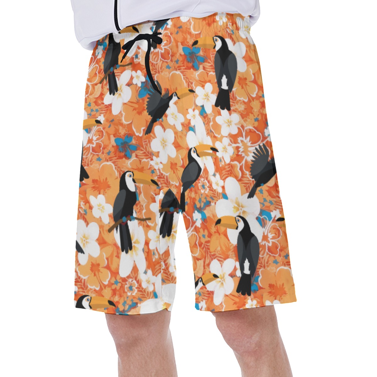 Tropical Toucan Summer Swim Trunks For Men