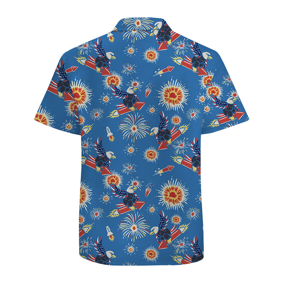American Eagle Men's Cotton Hawaiian Shirt