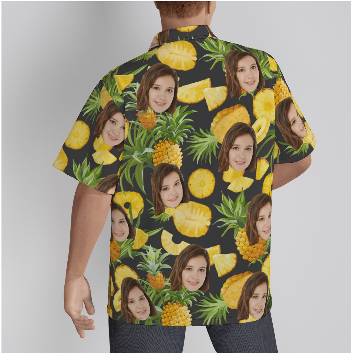 Pineapple Custom Hawaiian Shirt With Face