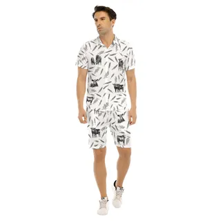 Men's Cow Lover Hawaiian Shirt Set