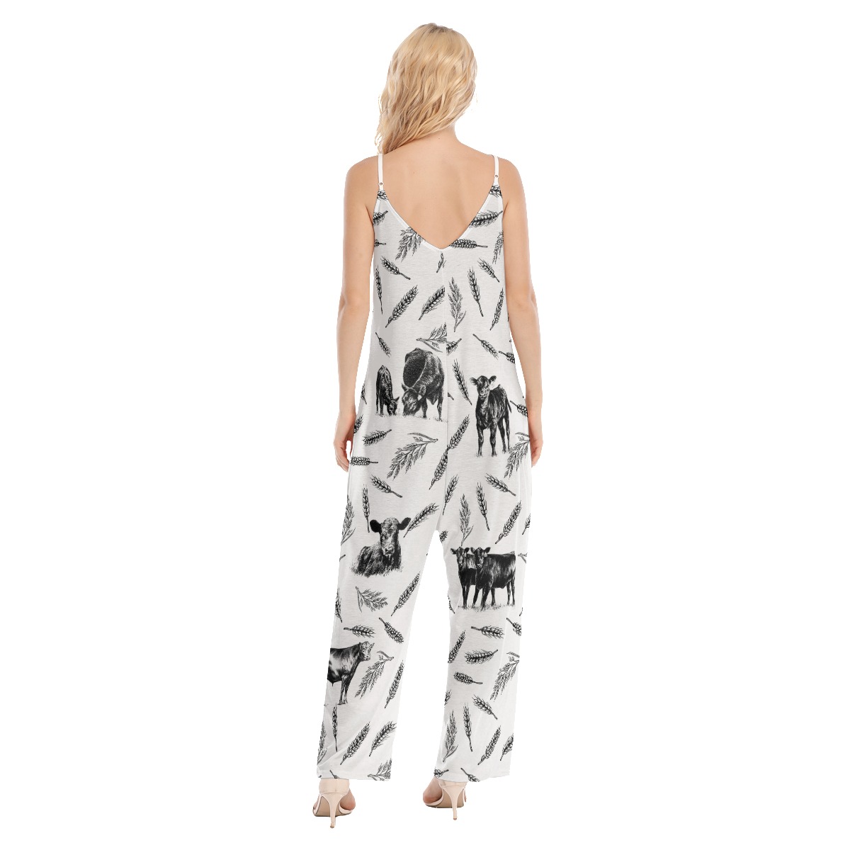 Cow Lover Hawaiian Jumpsuit For Women