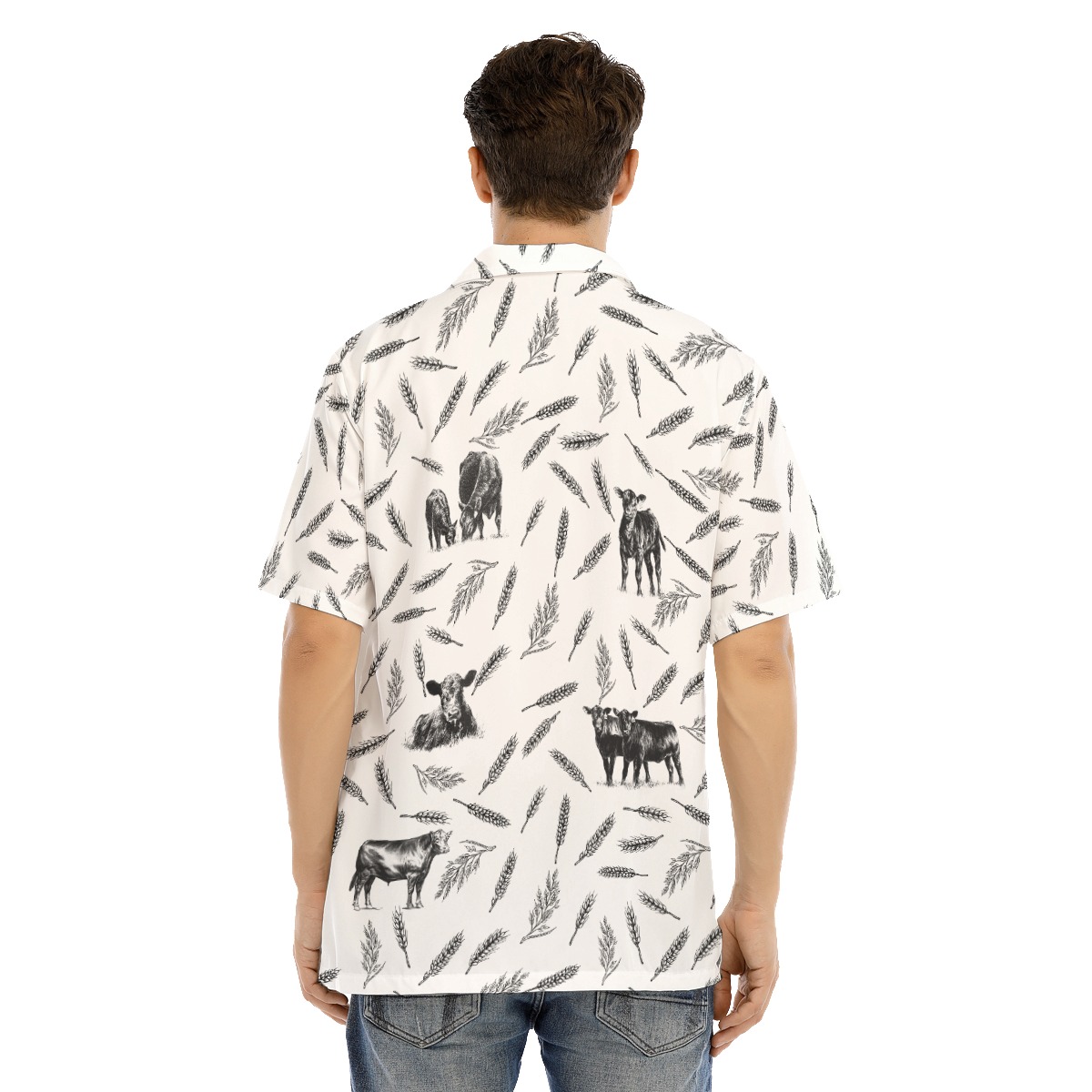 Men's Cow Hawaiian Shirt