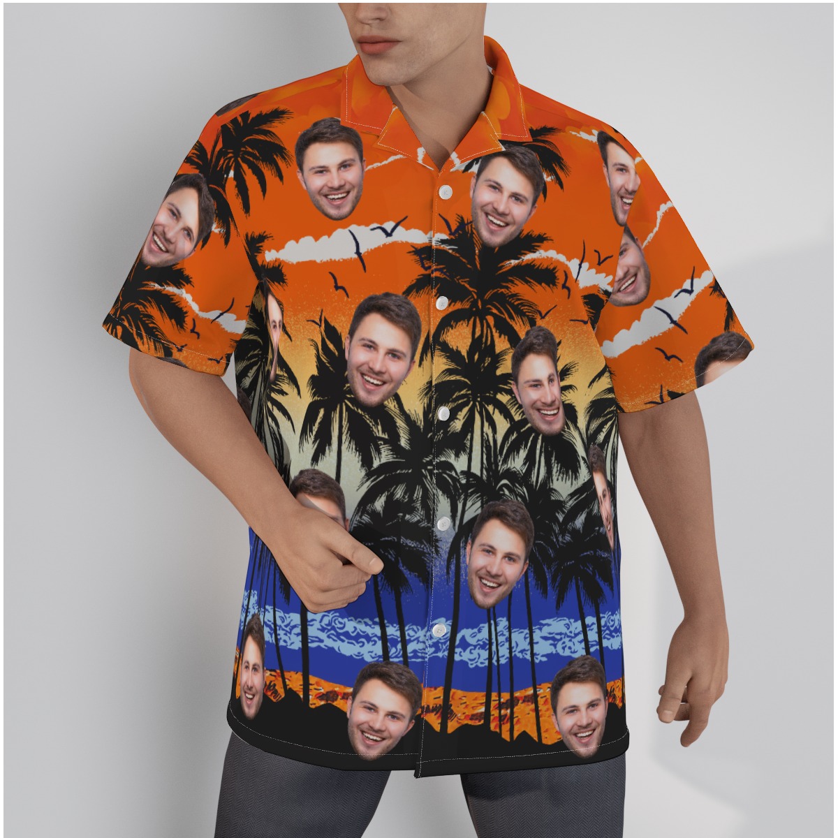 Custom Face Pacific Legend Hawaiian Shirt - variant image 1