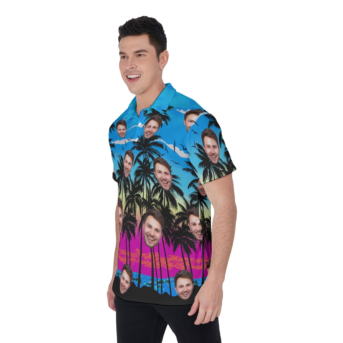 Blue Pacific Legend Men's Polo Shirt