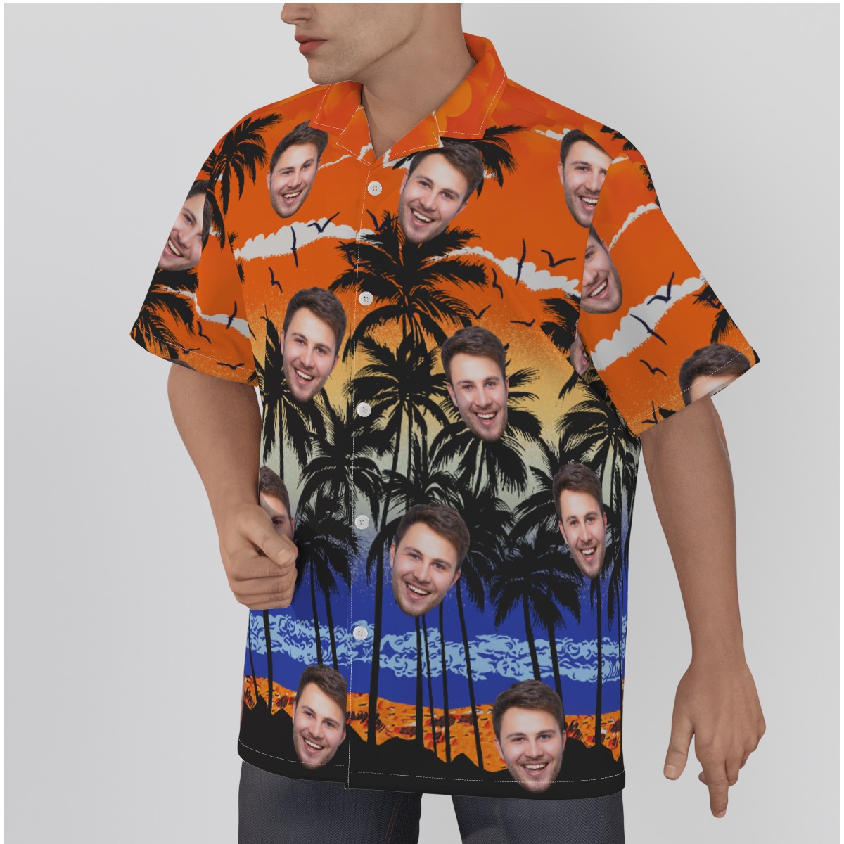 Custom Face Pacific Legend Hawaiian Shirt