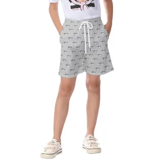 Baby Shark Gray Hawaiian Beach Shorts For Kids