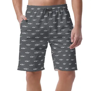 Men's Daddy Shark Hawaiian Beach Shorts