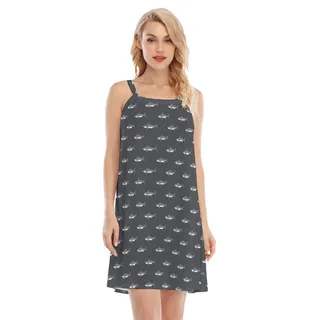 Mommy Shark Hawaiian Dress