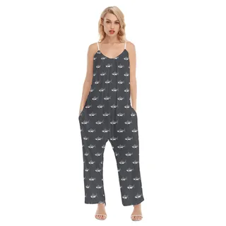 Mommy Shark Hawaiian Jumpsuit For Women
