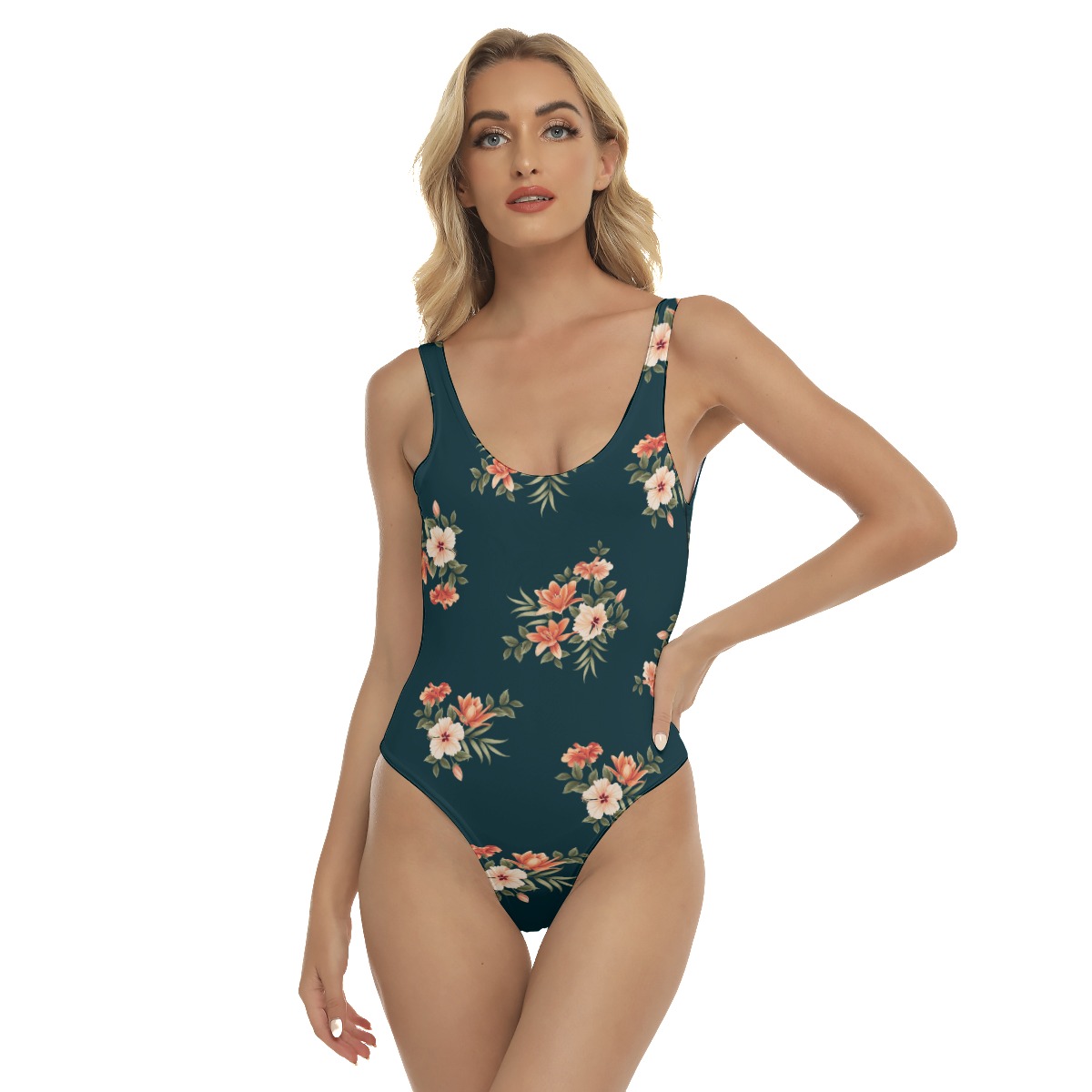 Floral Hawaiian One Piece Swimsuit - variant image 1