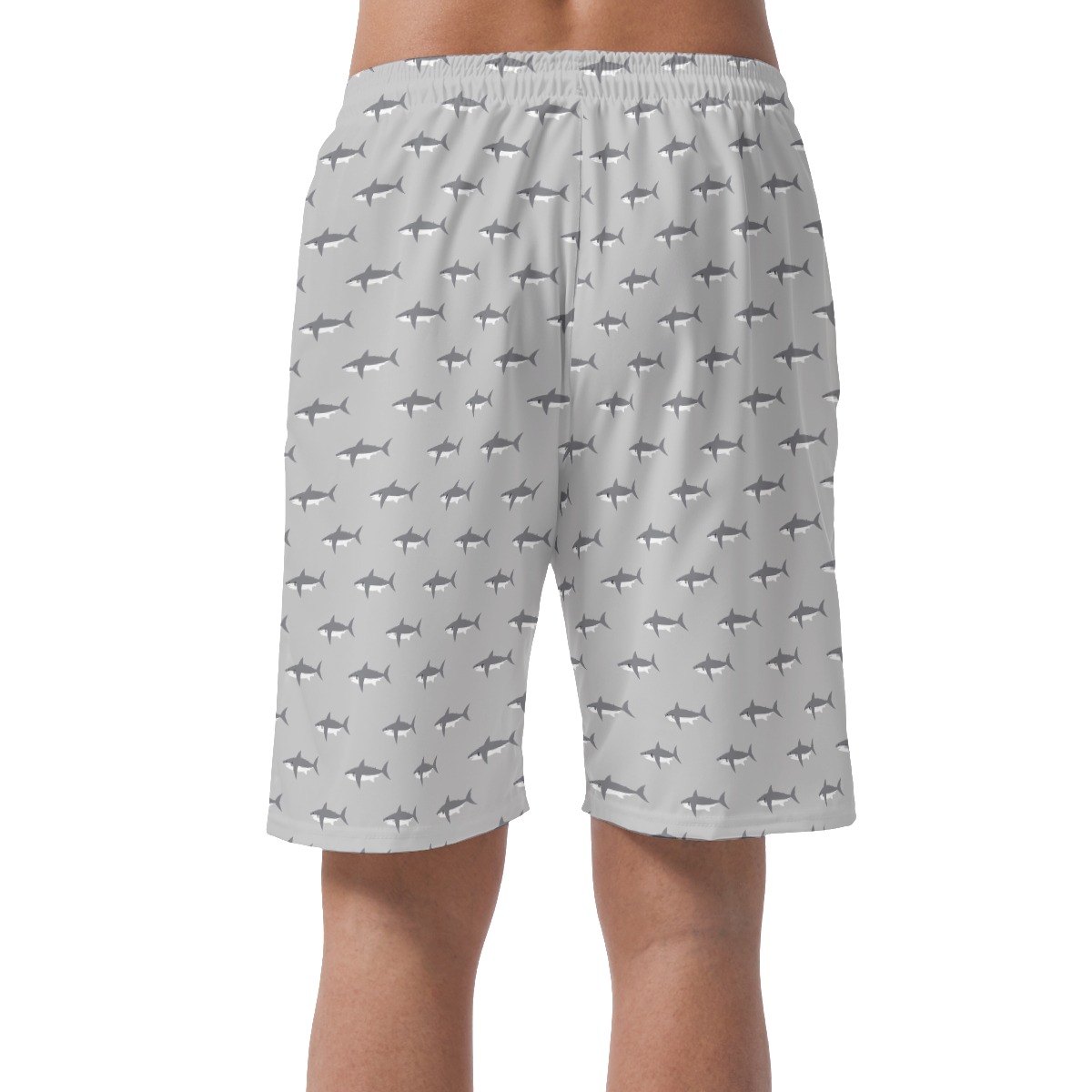Men's Cool Daddy Shark Hawaiian Beach Shorts