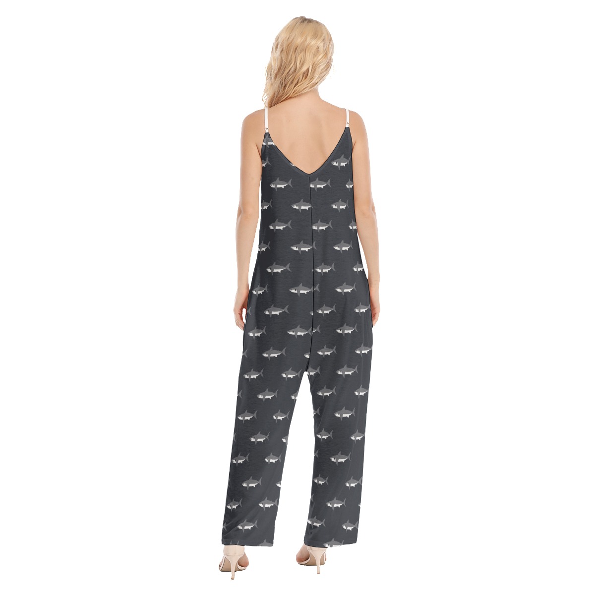 Mommy Shark Hawaiian Jumpsuit For Women