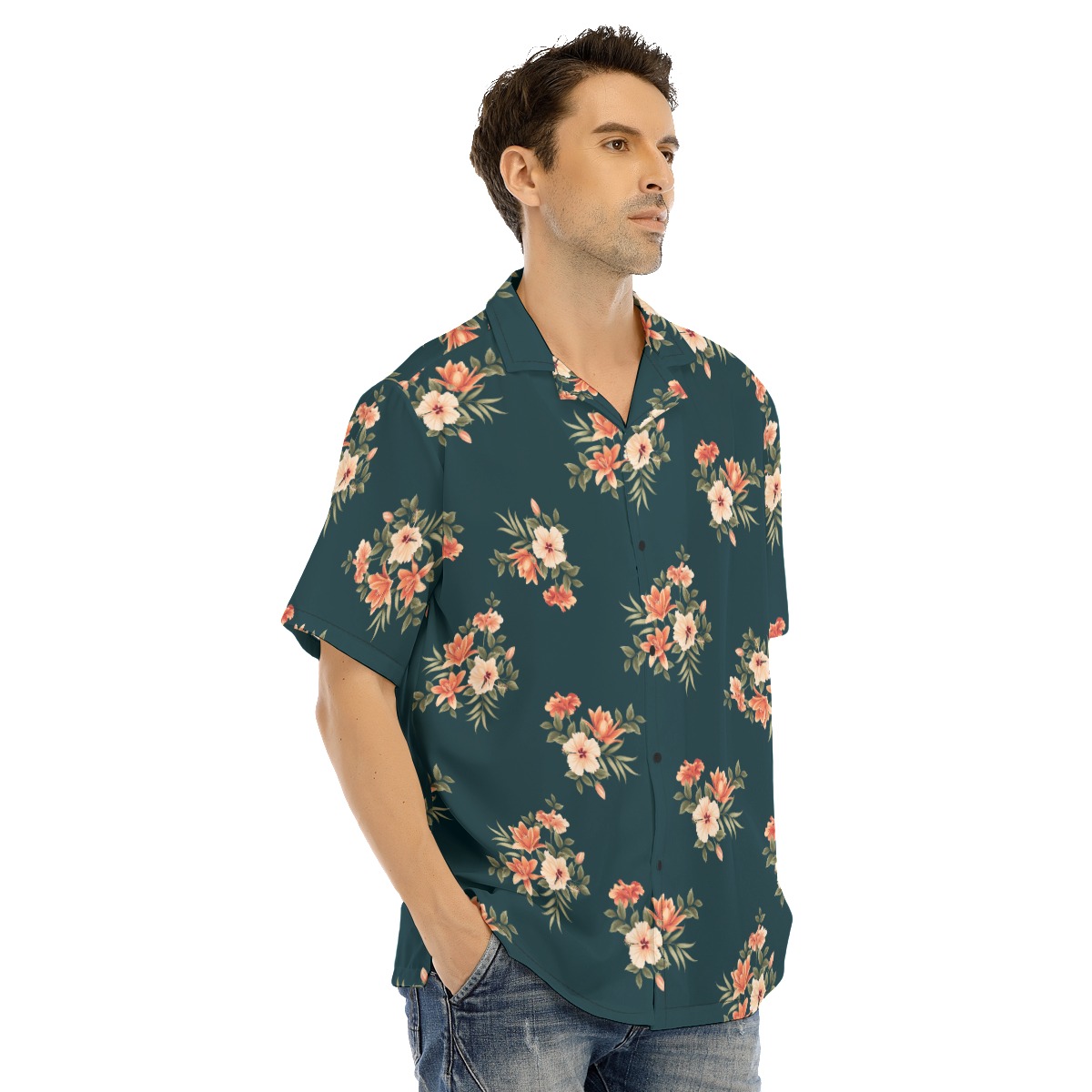 Men's Flower Hawaiian Shirt