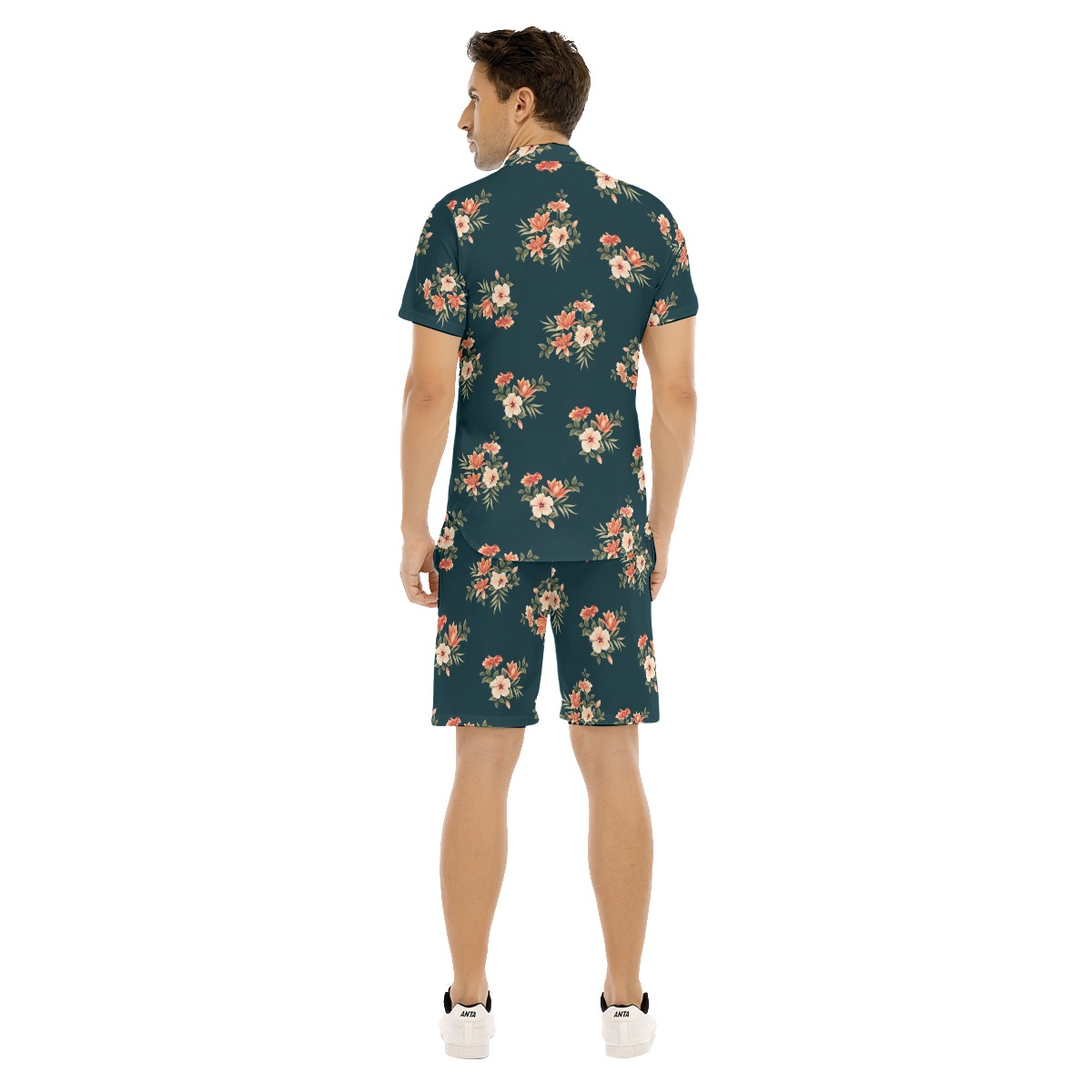 Men's Tropical Hawaiian Shirt And Shorts
