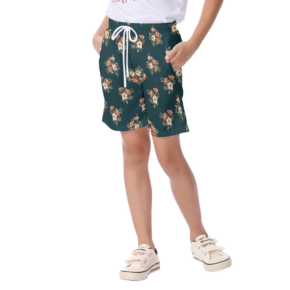 Tropical Hawaiian Beach Shorts For Kids