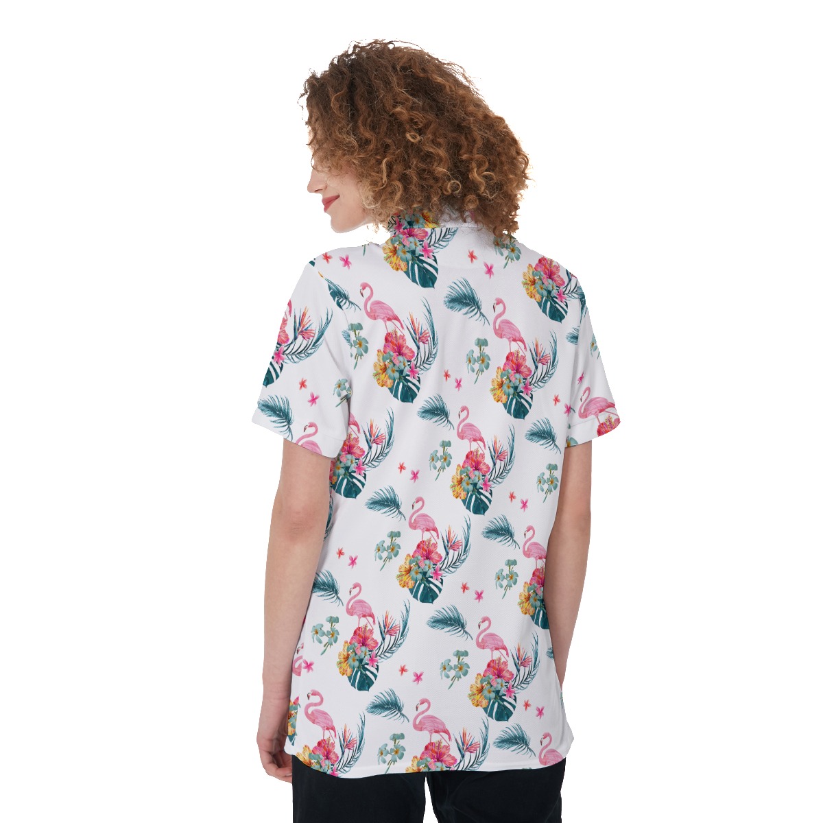 Cool Flamingo Hawaiian Shirt For Women